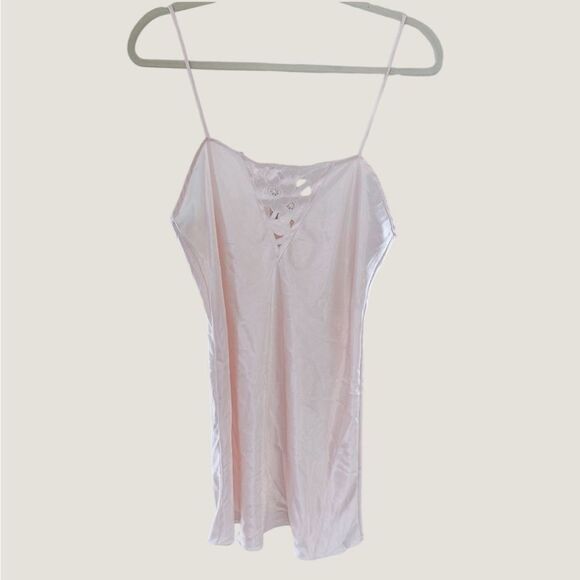 Vintage Baby Pink Silky Nightgown - Picture 1 of 4